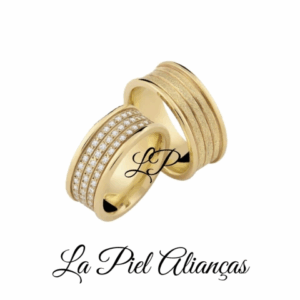 Aliança de Moeda Antiga Zircônia LP20