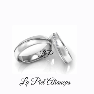 Aliança de Prata 950 LPP01