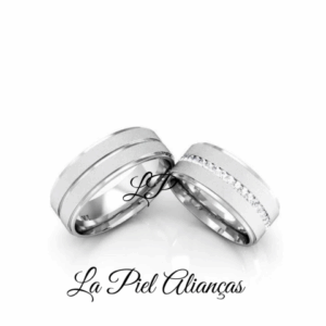 Aliança de Prata 950 LPP03